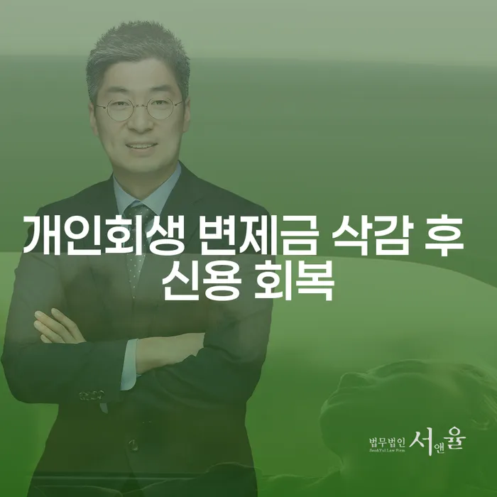 개인회생 변제금 삭감 후 신용 회복, 어떻게 시작해야 할까요?